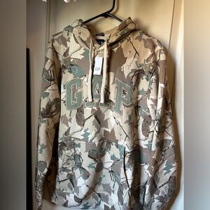 GAP Men's Camouflage Hoodie Sweater